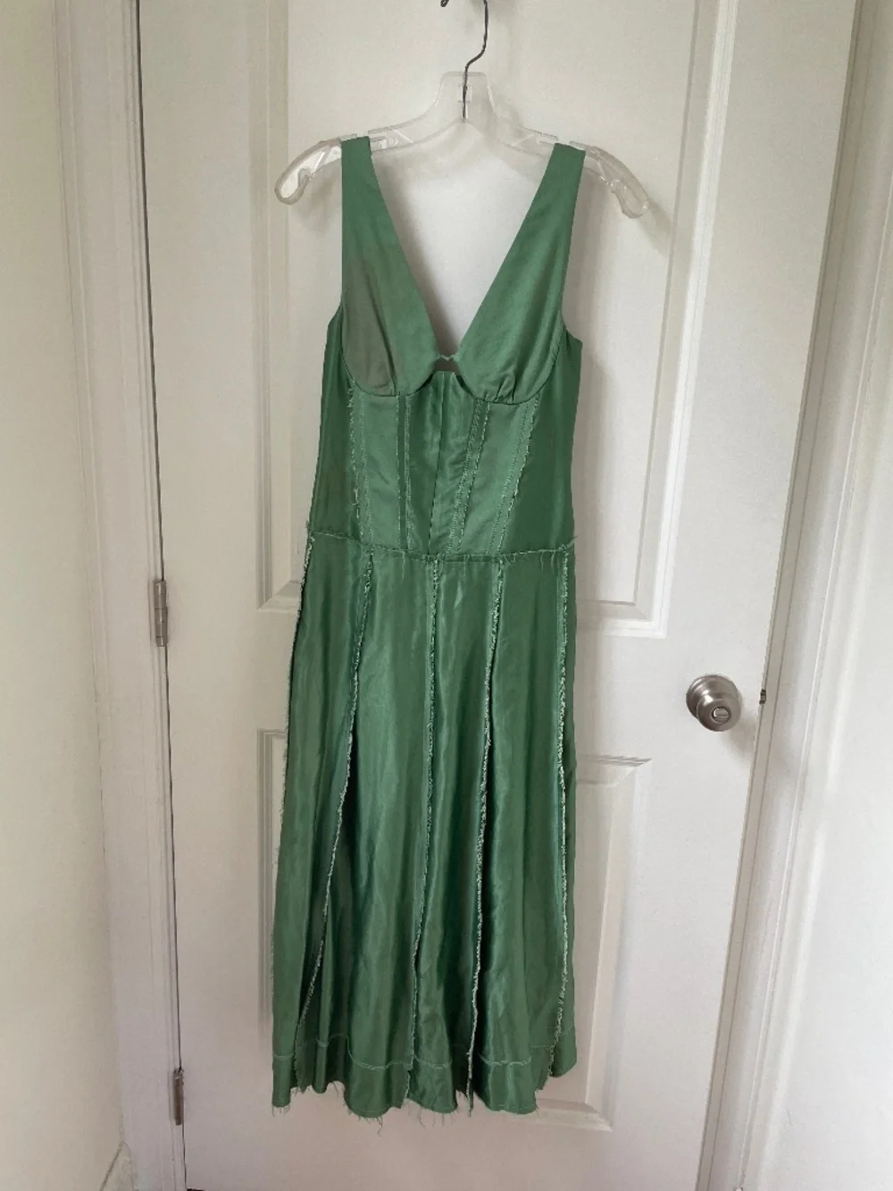 Miista Green Corset Dress - Picture 1 of 5